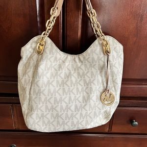 Michael Kors signature shoulder tote bag